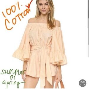 C/MEO Collective - Star Eyes Romper - Size Small Pink - Shopbop - NWT